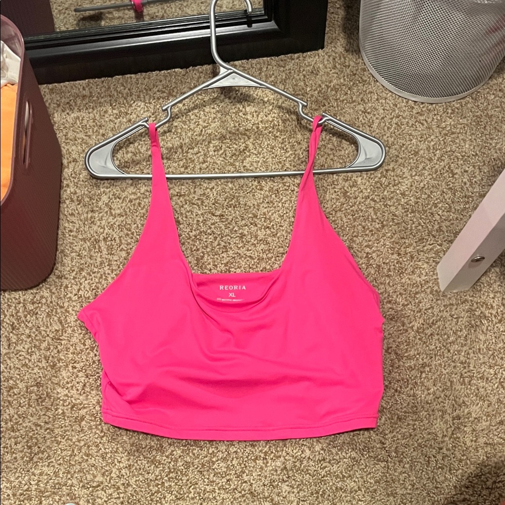 ReoRia Women's Pink Crop Top